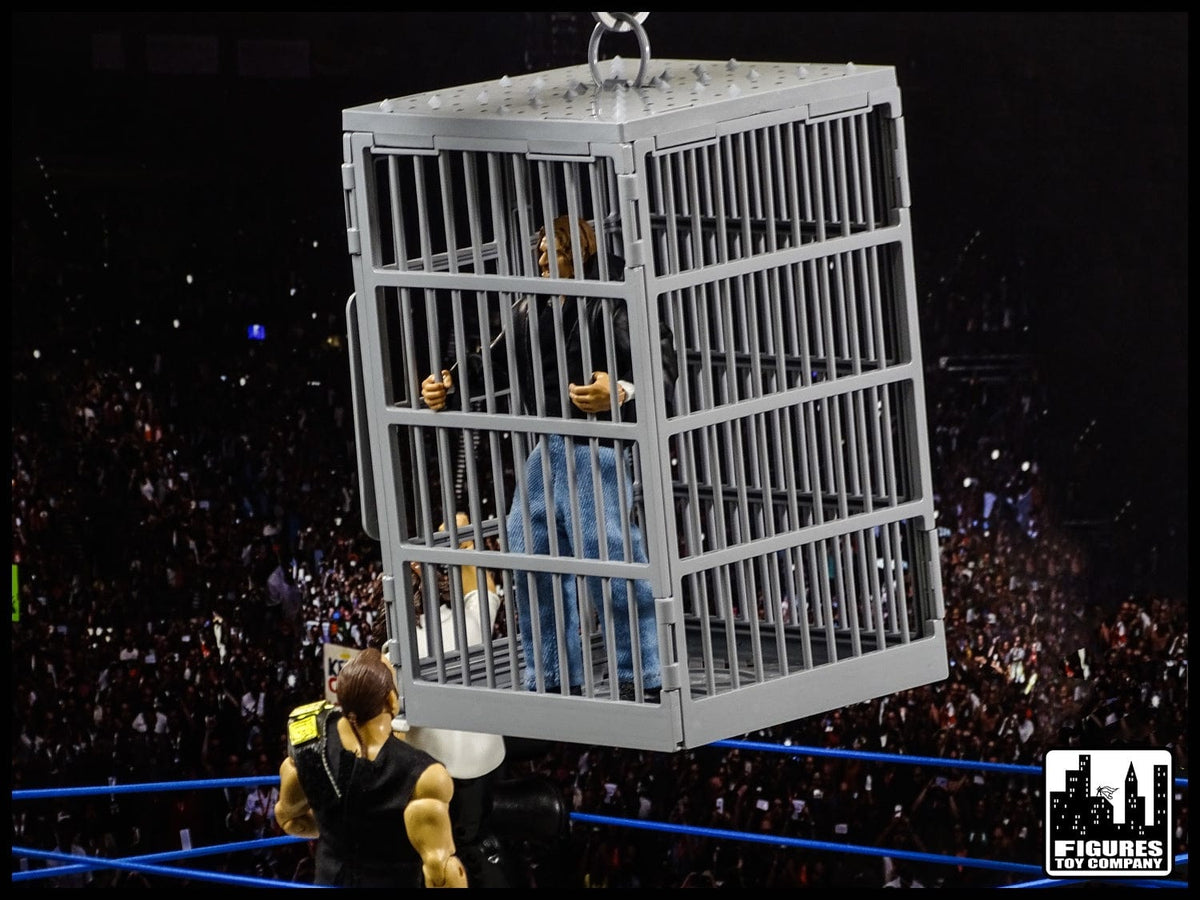 Shark Cage &amp; Grab The Gear Playset for WWE Wrestling Action Figures