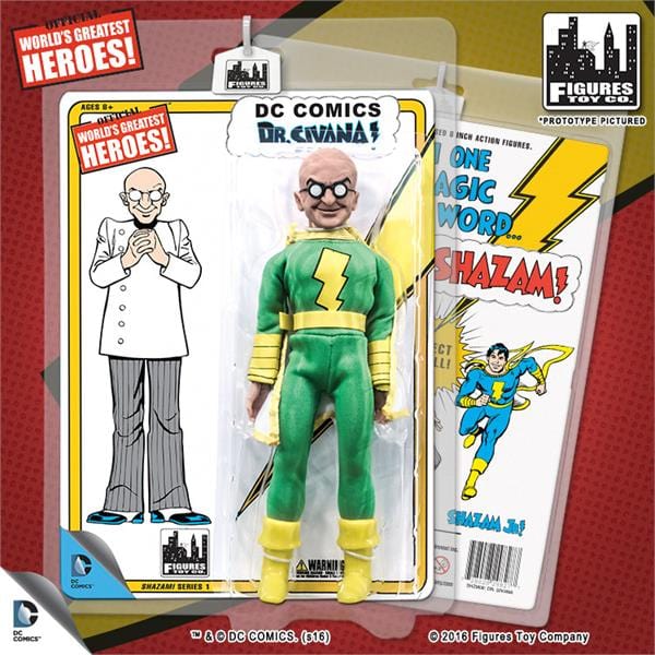 Shazam Retro 8 Inch Action Figures Series 1: Captain Sivana