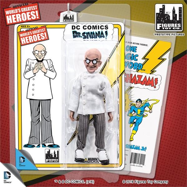 Shazam Retro 8 Inch Action Figures Series 1: Dr. Sivana Variant