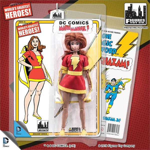 Shazam Retro 8 Inch Action Figures Series 1: Mary Marvel