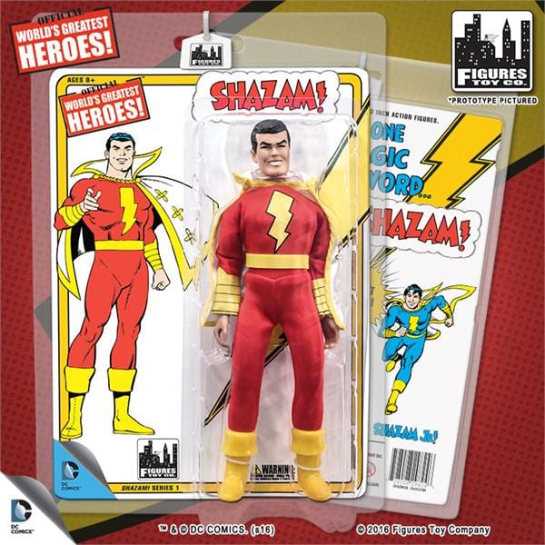 Shazam Retro 8 Inch Action Figures Series 1: Shazam