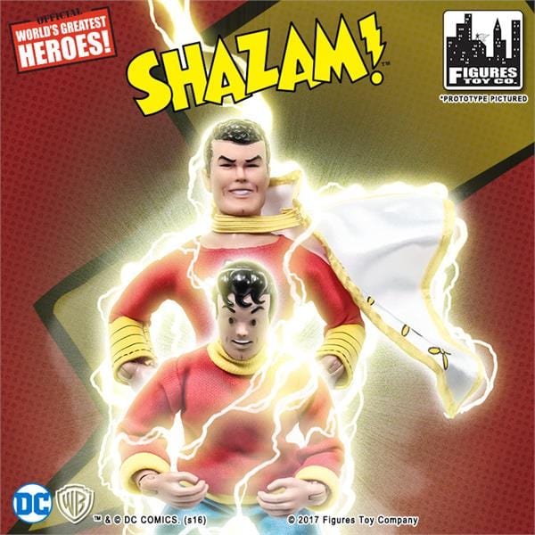 Shazam Retro 8 Inch Action Figures Series: Billy Batson