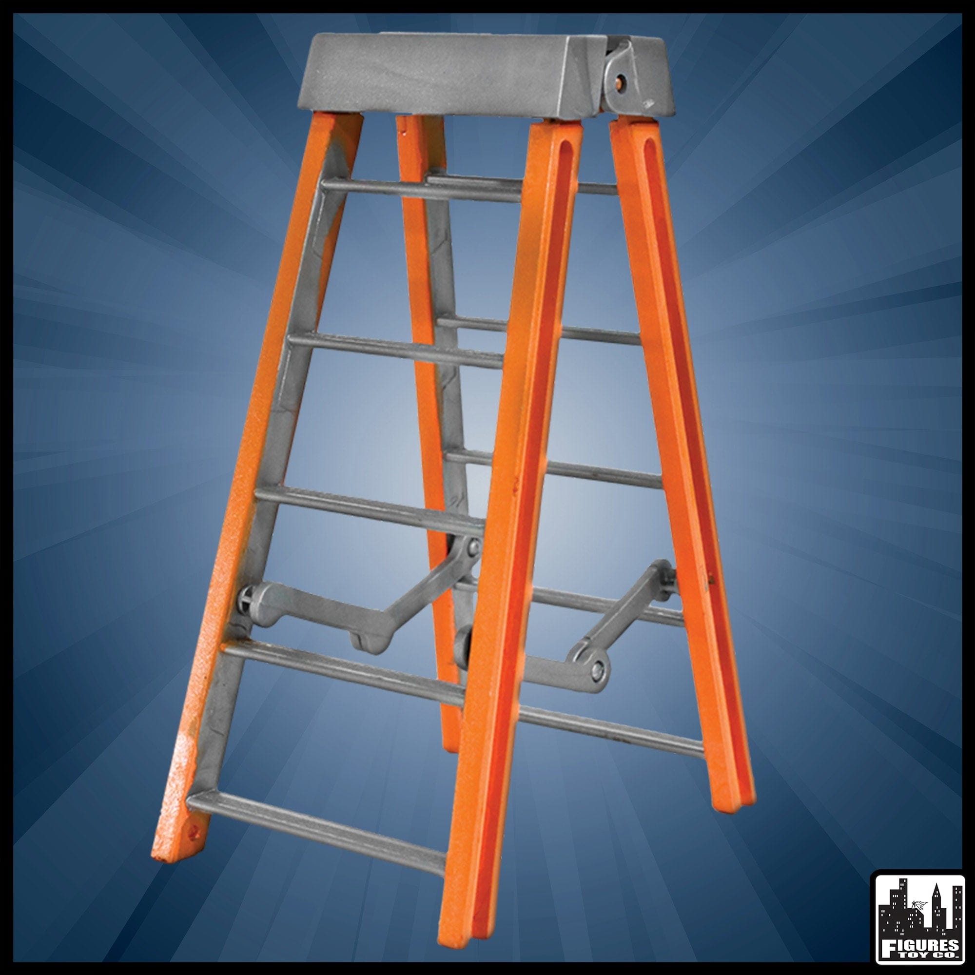 Short 5 Inch Orange Ladder for WWE Wrestling Action Figures
