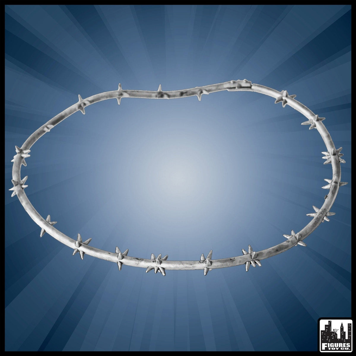 Silver Barbed Wire Section for WWE Wrestling Action Figures