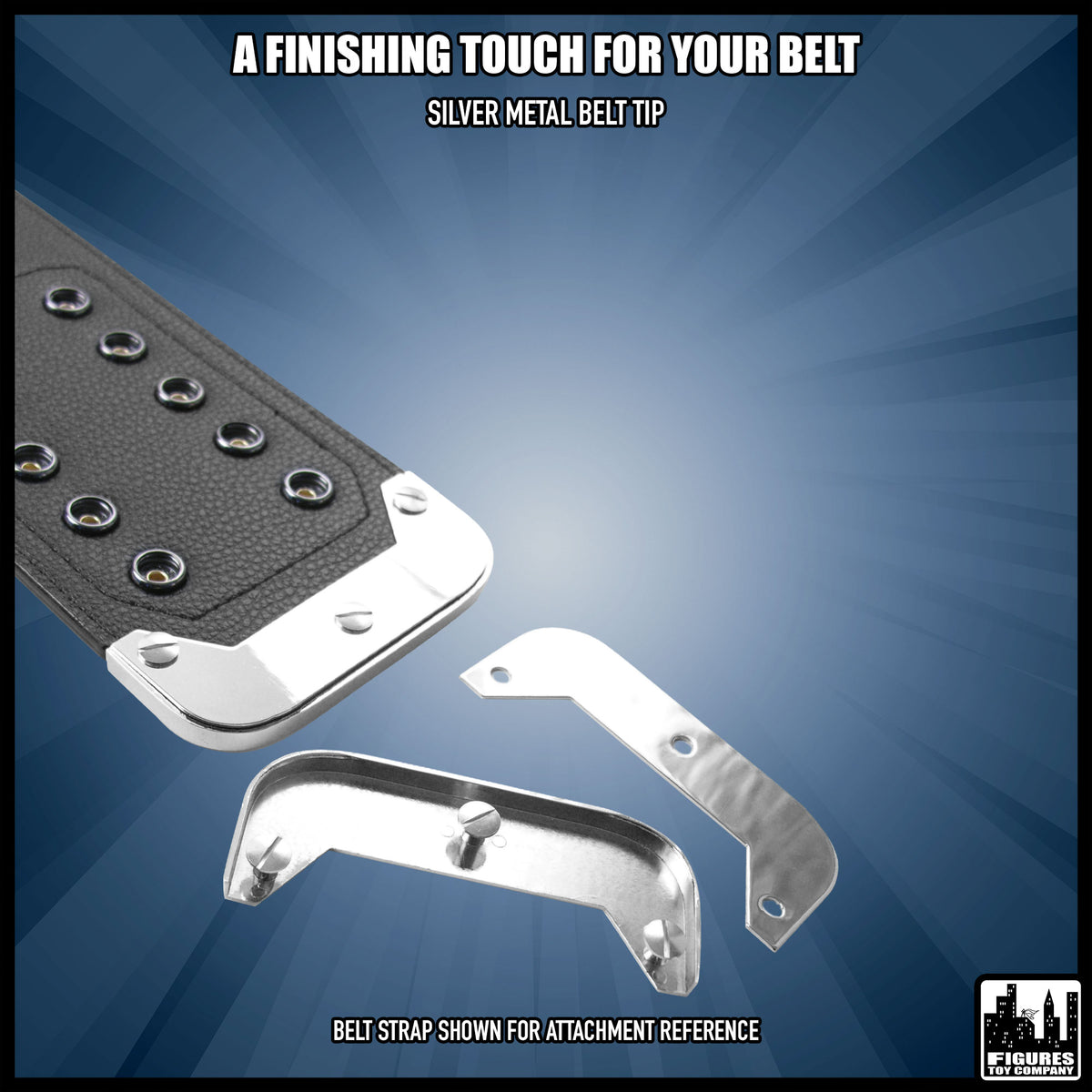 Silver Belt Tip — attachment view.