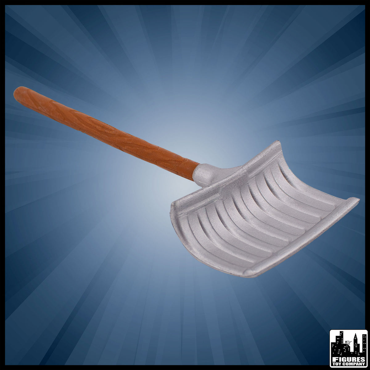 Snow Shovel for wrestling figures — product view.
