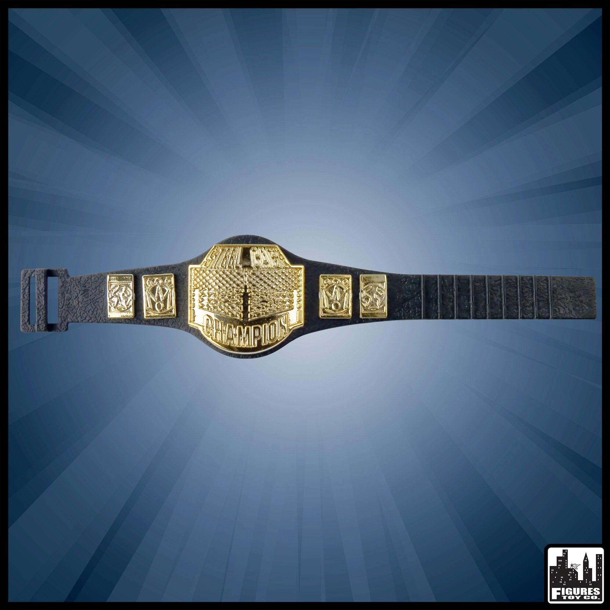 Steel Cage Championship Belt for WWE Wrestling Action Figures
