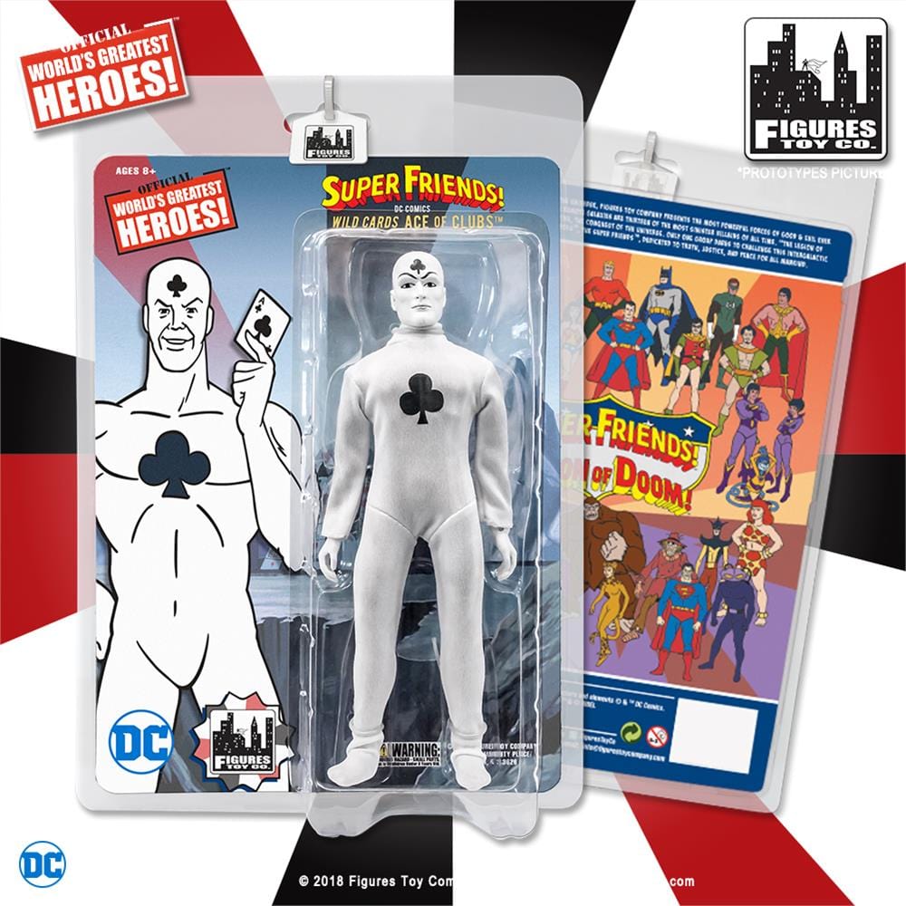 Super Friends Action Figures Wild Cards Series: Ace of Clubs