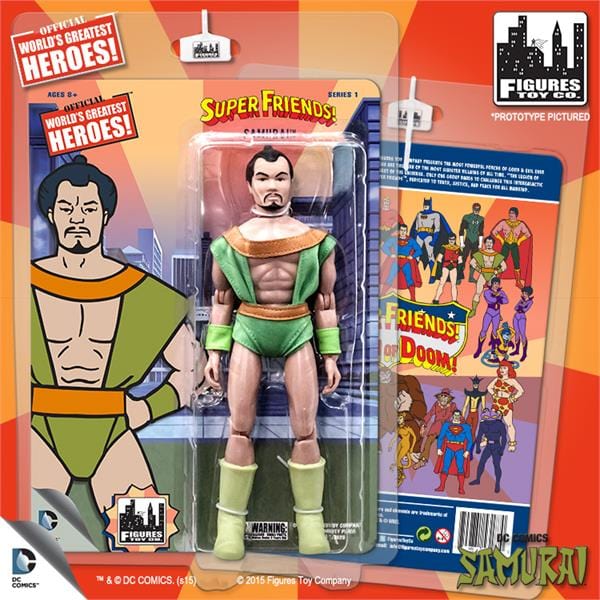 Super Friends Retro 8 Inch Action Figures Series One: Samurai