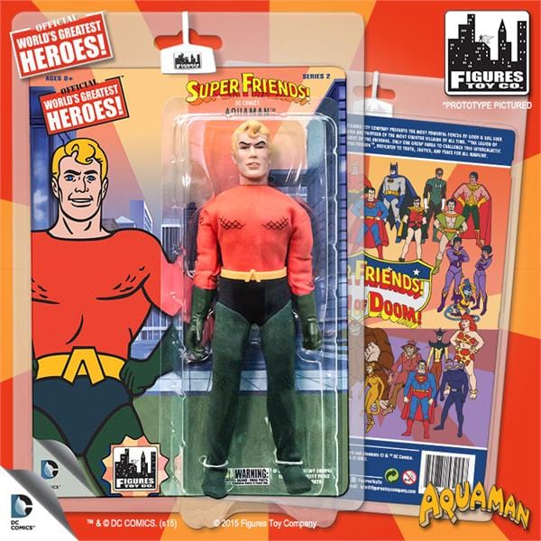 Super Friends Retro 8 Inch Action Figures Series Two: Aquaman