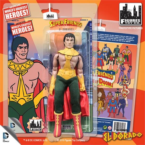 Super Friends Retro 8 Inch Action Figures Series Two: El Dorado