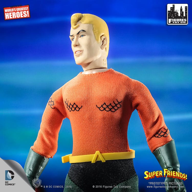 Super Friends Retro 8 Inch Action Figures Series Two: Set of all 4