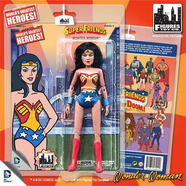 Super Friends Retro 8 Inch Action Figures Series Two: Wonder Woman