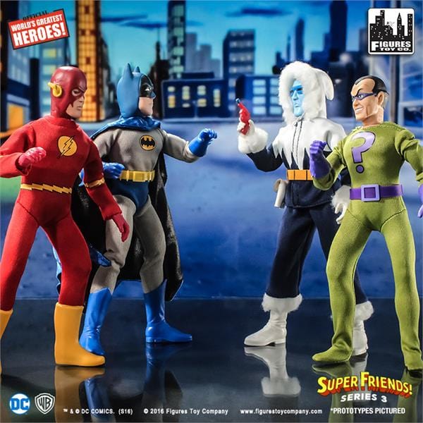 Super Friends Retro 8 Inch Figures Series Three: Loose in Factory Bag