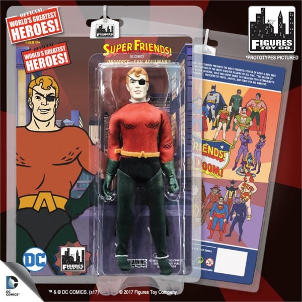 Super Friends Retro Action Figures Series 5: Universe of Evil Edition Aquaman