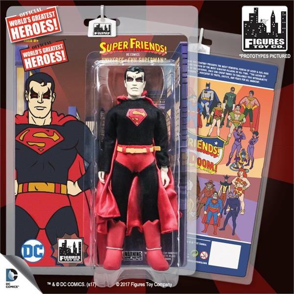 Super Friends Retro Action Figures Series 5: Universe of Evil Edition Superman