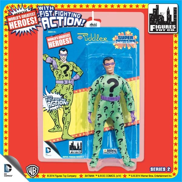 Super Powers 8 Inch Action Figures With Fist Fighting Action Series 2: Riddler