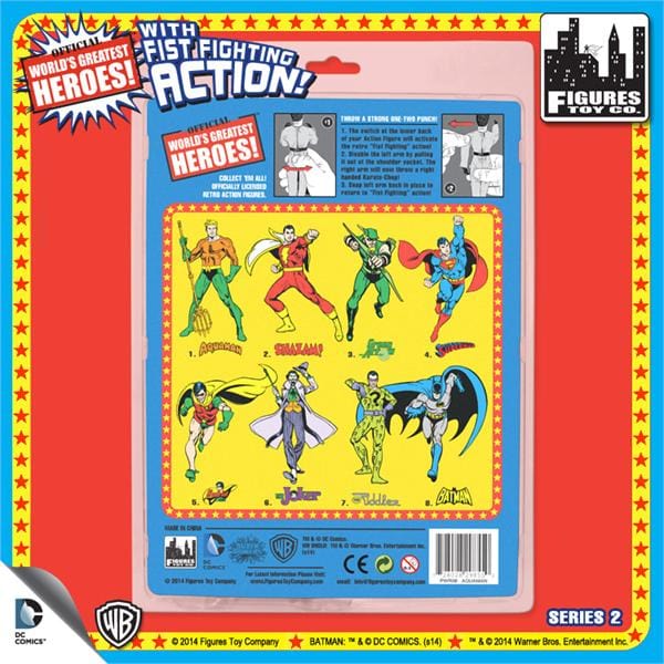 Super Powers 8 Inch Action Figures With Fist Fighting Action Series 2: Robin