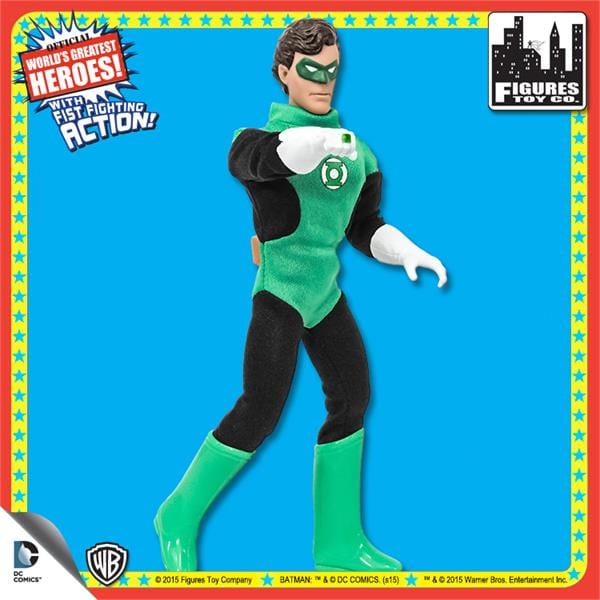 Super Powers 8 Inch Action Figures With Fist Fighting Action Series 3: Green Lantern