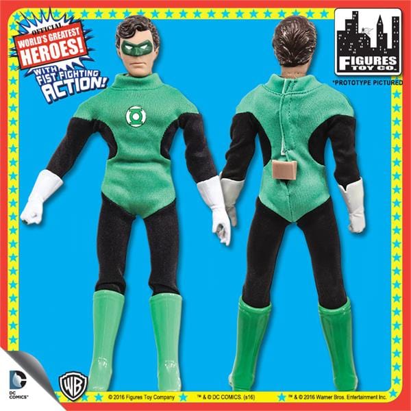 Super Powers 8 Inch Action Figures With Fist Fighting Action Series 3: Green Lantern