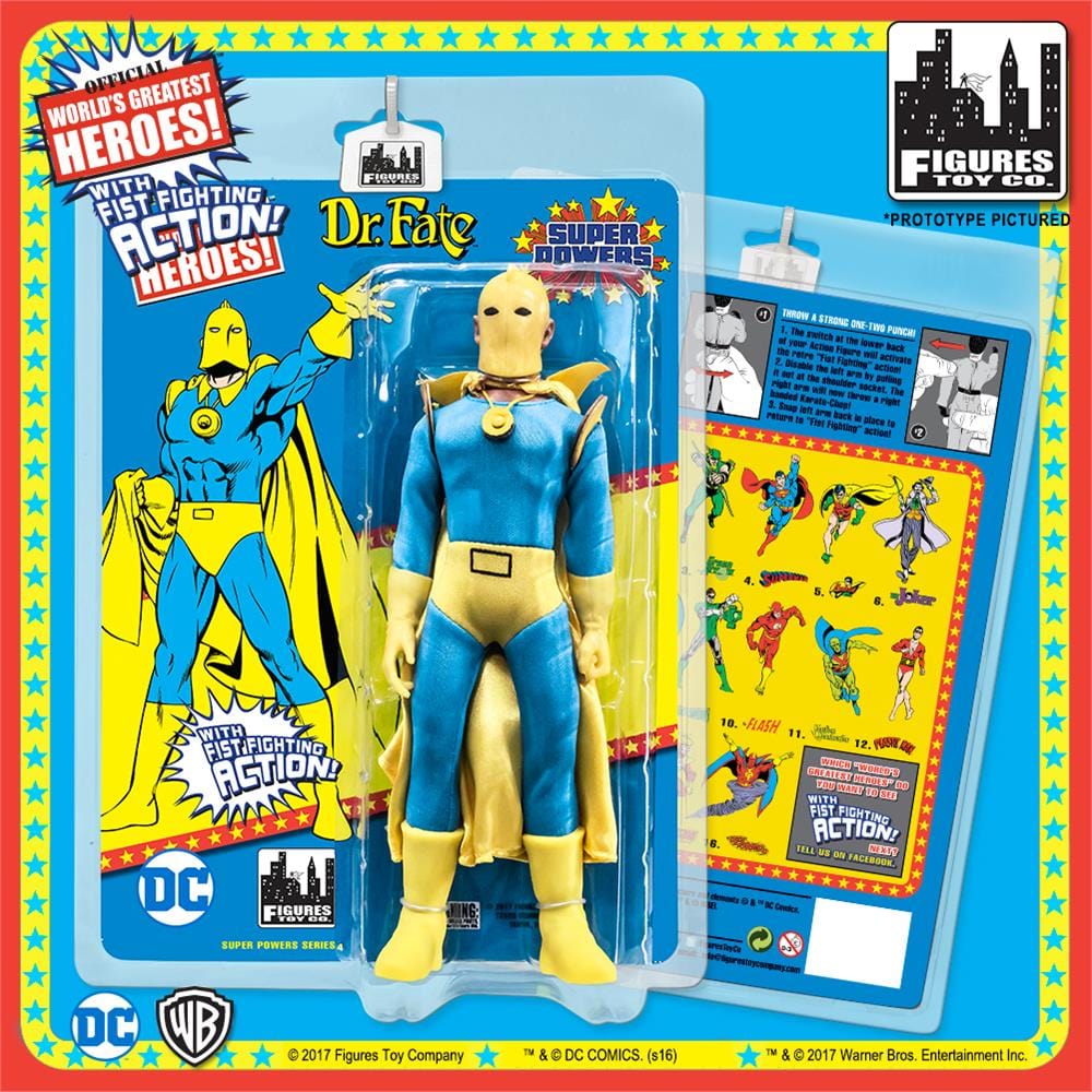 Super Powers 8 Inch Action Figures With Fist Fighting Action Series: Dr. Fate