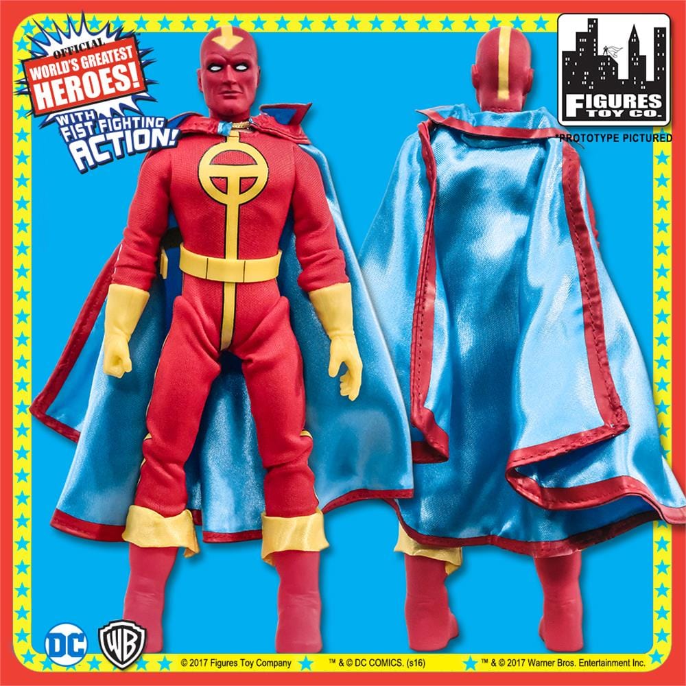 Super Powers 8 Inch Action Figures With Fist Fighting Action Series: Red Tornado