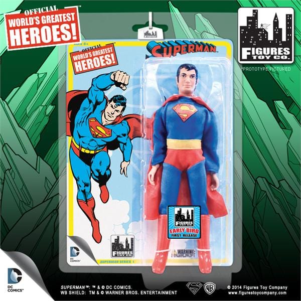 Superman Retro 8 Inch Action Figures Series 1: Superman (EARLY BIRD EDITION)