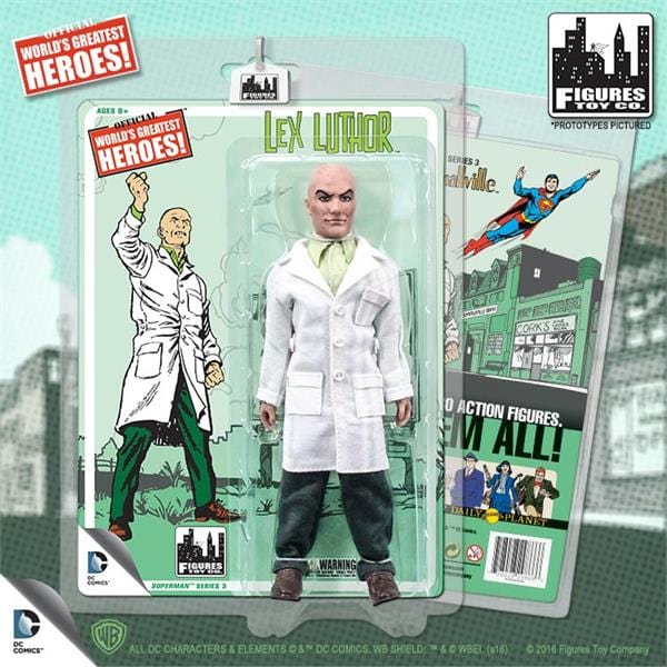 Superman Retro 8 Inch Action Figures Series 3: Lex Luthor