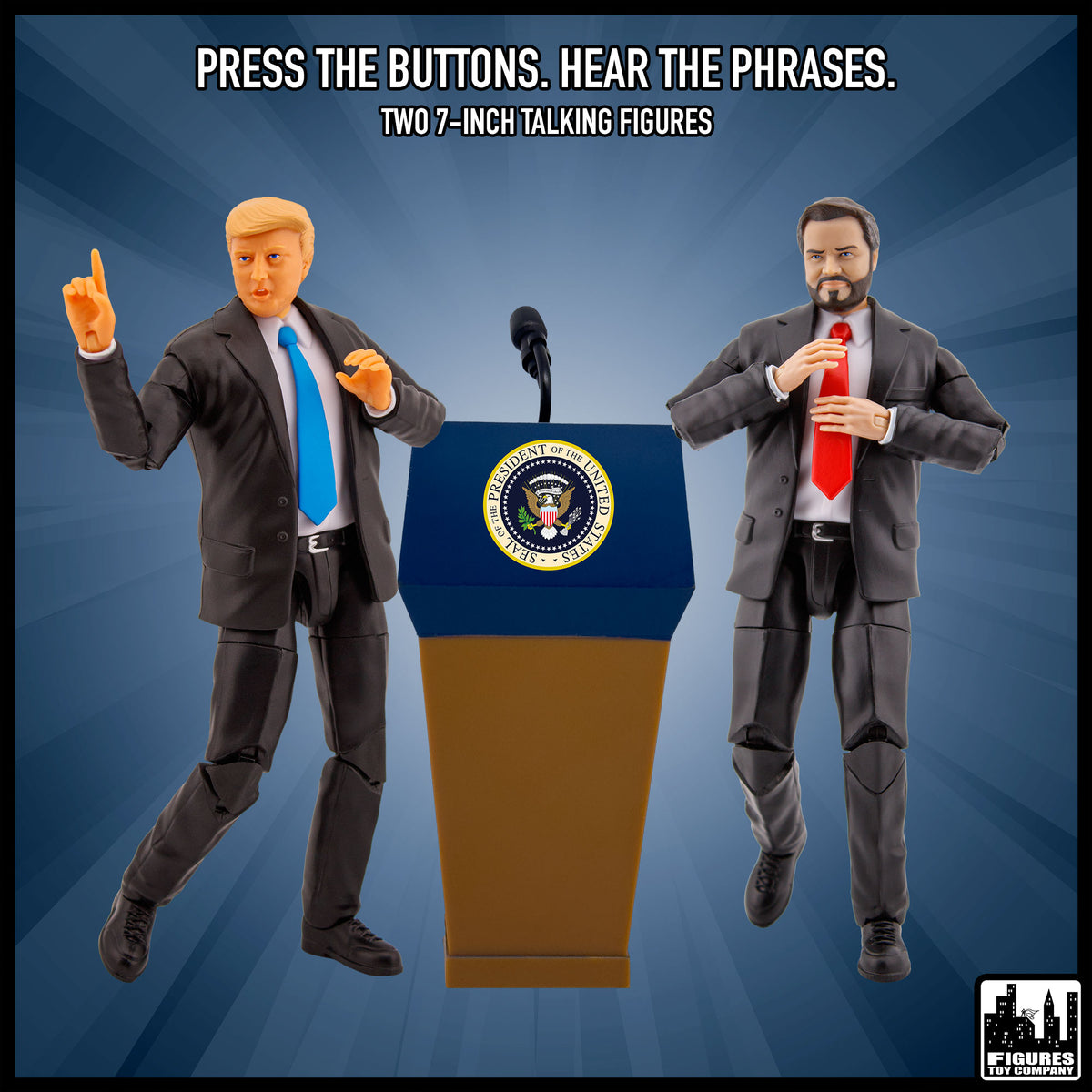 Talking Trump Vance Two Pack 03 Talking Feature