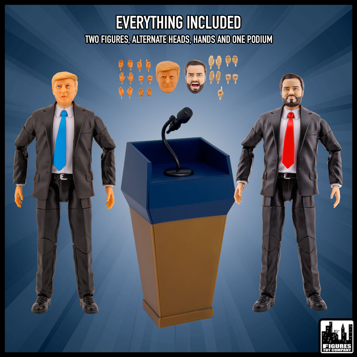 Talking Trump Vance Two Pack 04 Everything Included