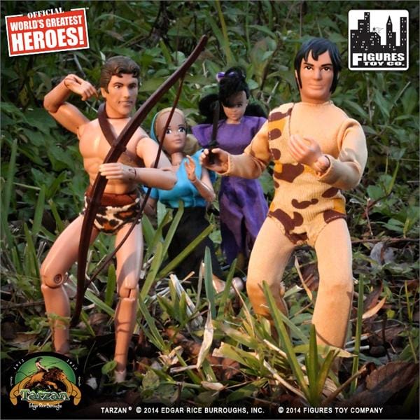 Tarzan Retro 8 Inch Figures: Loose In Factory Bag
