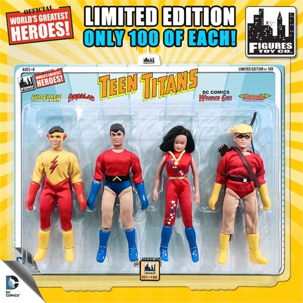 Teen Titans 7 Inch Action Figures Series 1 Four Pack