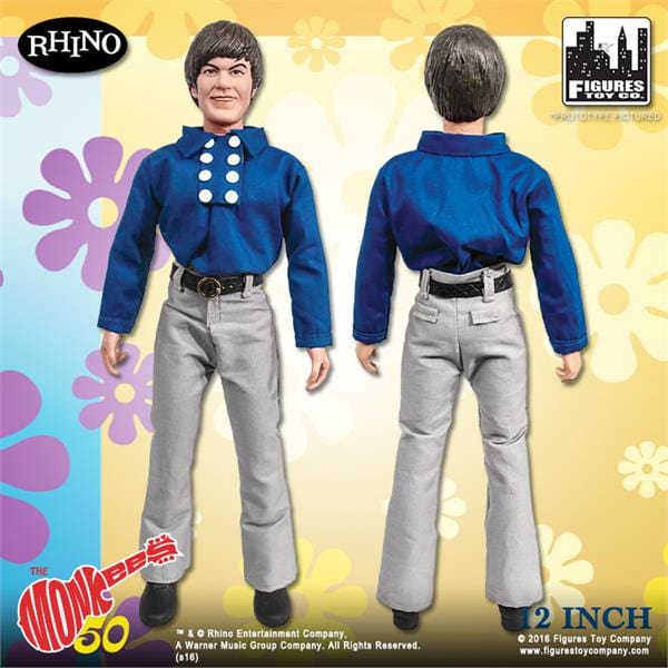The Monkees 12 Inch Action Figures Series Blue Band Outfit: Micky Dolenz
