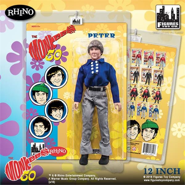 The Monkees 12 Inch Action Figures Series Blue Band Outfit: Peter Tork