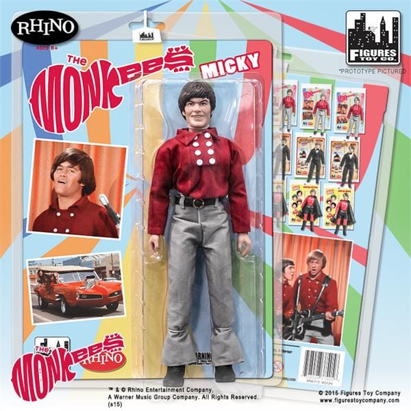 The Monkees 12 Inch Action Figures Series One Red Band Outfit: Micky Dolenz