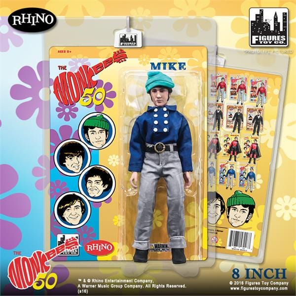 The Monkees 8 Inch Action Figures: Blue Band Outfit: Mike Nesmith