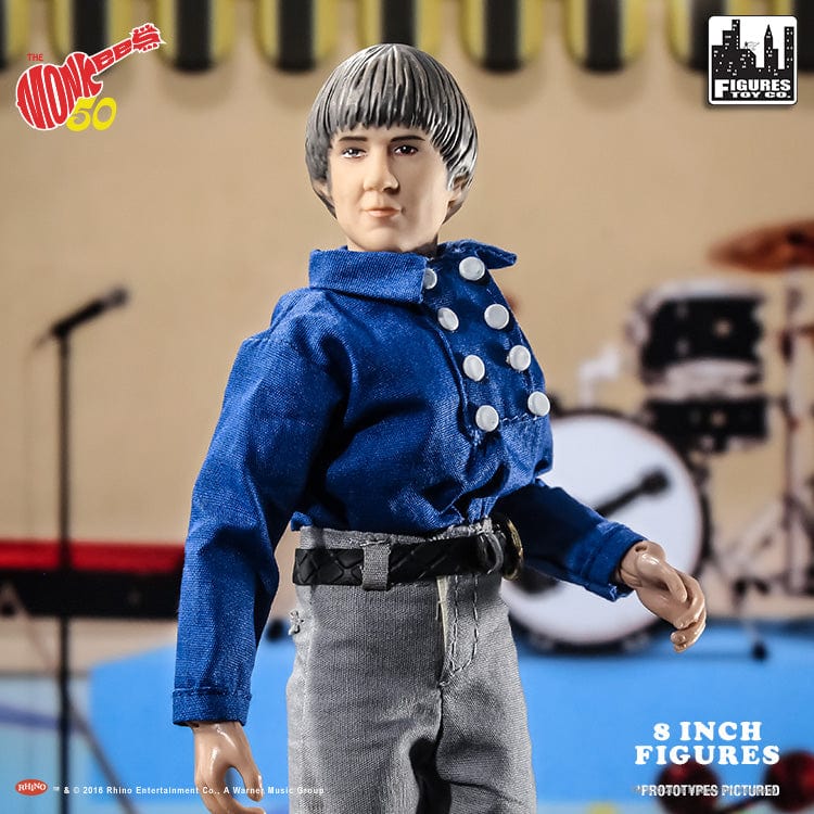 The Monkees 8 Inch Action Figures: Blue Band Outfit: Set of all 4
