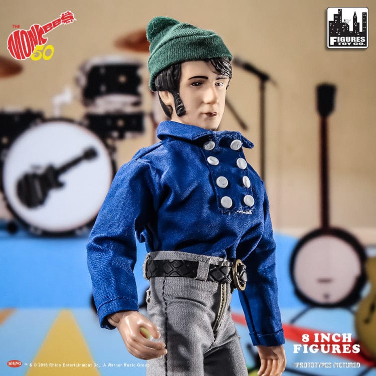 The Monkees 8 Inch Action Figures: Blue Band Outfit: Set of all 4