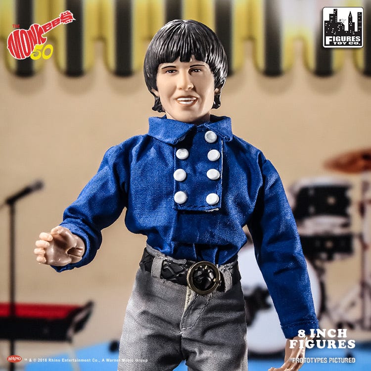 The Monkees 8 Inch Action Figures: Blue Band Outfit: Set of all 4