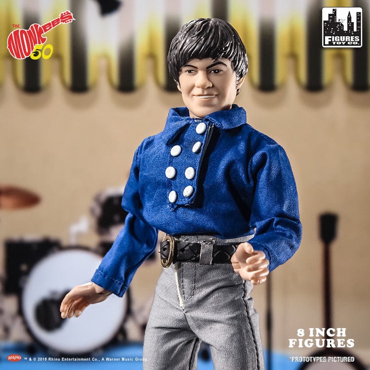 The Monkees 8 Inch Action Figures: Blue Band Outfit: Set of all 4