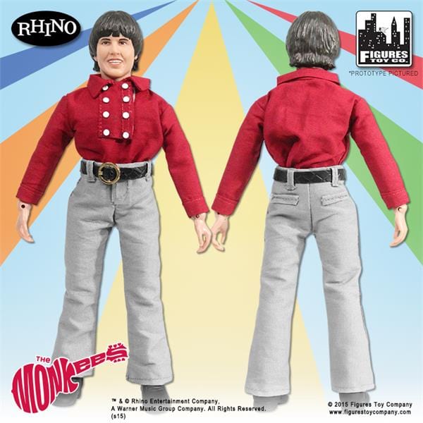 The Monkees 8 Inch Action Figures Series One Red Band Outfit: Davy Jones