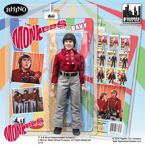 The Monkees 8 Inch Action Figures Series One Red Band Outfit: Davy Jones