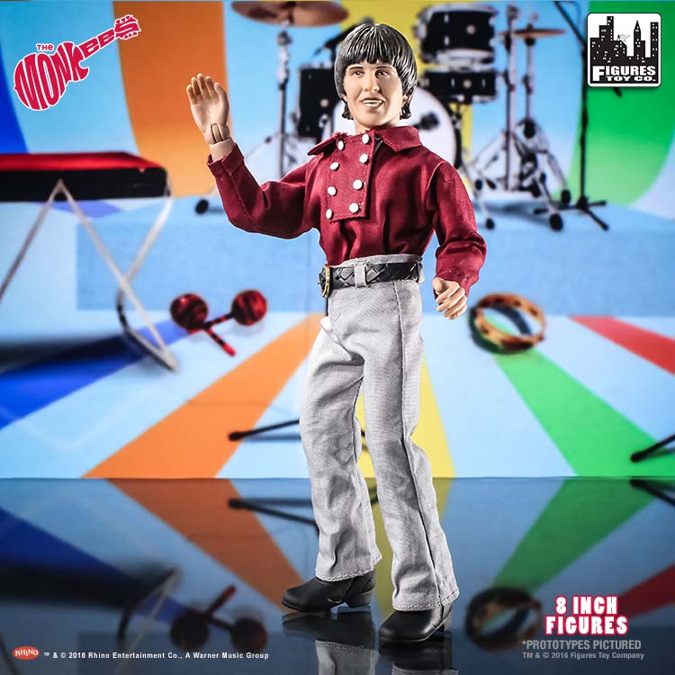 The Monkees 8 Inch Action Figures Series One Red Band Outfit: Davy Jones