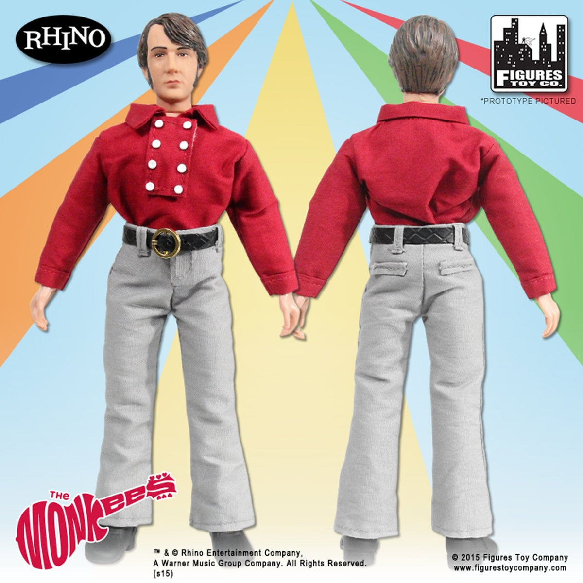 The Monkees 8 Inch Action Figures Series One Red Band Outfit: Loose In Factory Bag