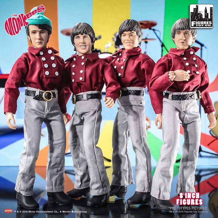 The Monkees 8 Inch Action Figures Series One Red Band Outfit: Loose In Factory Bag