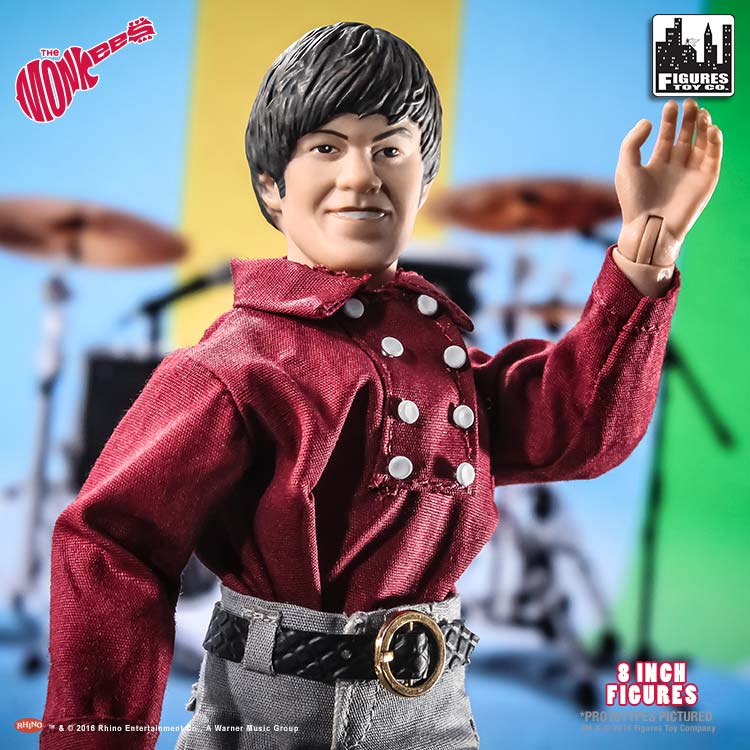 The Monkees 8 Inch Action Figures Series One Red Band Outfit: Micky Dolenz