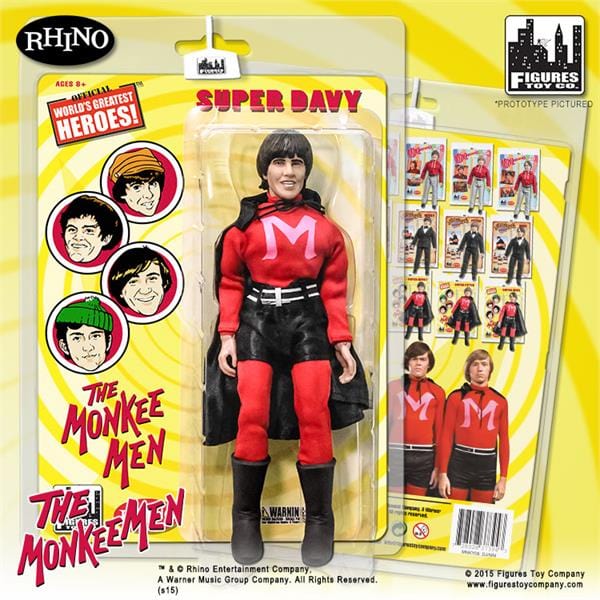 The Monkees 8 Inch Action Figures Series One The Monkee Men Outfit: Davy Jones