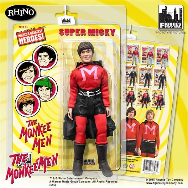 The Monkees 8 Inch Action Figures Series One The Monkee Men Outfit: Micky Dolenz