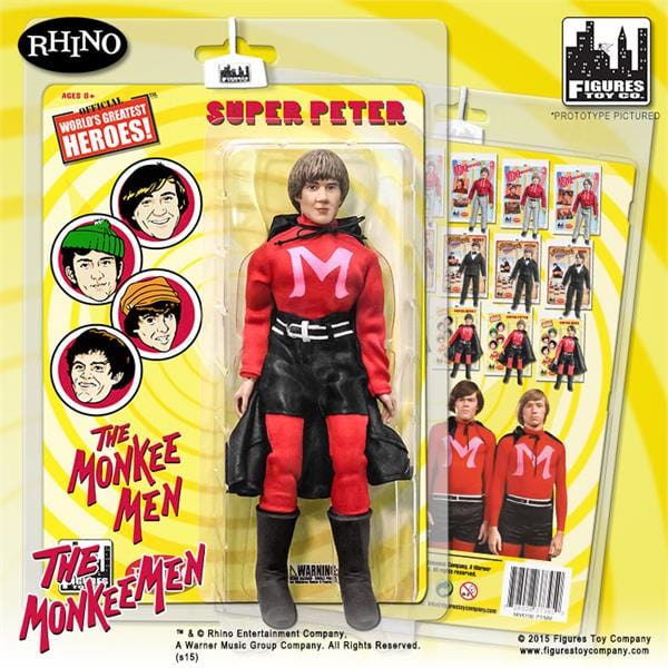 The Monkees 8 Inch Action Figures Series One The Monkee Men Outfit: Peter Tork