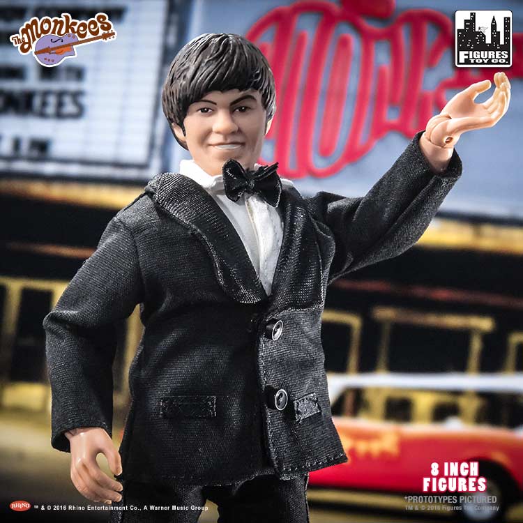 The Monkees 8 Inch Action Figures Series One Tuxedo Outfit: Micky Dolenz